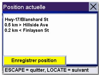 MAGELLAN ROADMATE 6000T - Afficher les informations relatives à votre position actuelle - 2