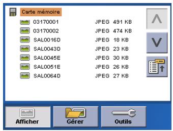MAGELLAN ROADMATE 6000T - Sélectionnez lister fichiers - 3