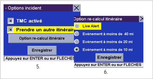 MAGELLAN ROADMATE 6000T - Régler le mode re-calcul itinéraire - 1