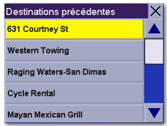 MAGELLAN ROADMATE 6000T - Destinations précédentes - 1