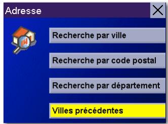 MAGELLAN ROADMATE 6000T - Villes précédentes - 5