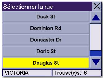 MAGELLAN ROADMATE 6000T - Chapitre 7: sélectionner des destinations - 1