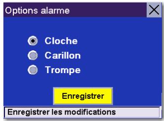 MAGELLAN ROADMATE 6000T - Options alarme - 1