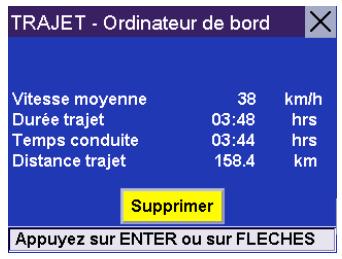 MAGELLAN ROADMATE 6000T - Supprimer un carnet de voyage - 2
