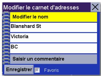 MAGELLAN ROADMATE 6000T - Enregistrer votre position actuelle dans votre carnet d'adresses - 1
