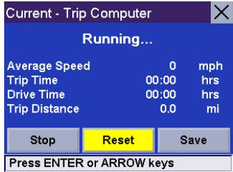 MAGELLAN ROADMATE 860T - Resetting the Trip Computer - 1