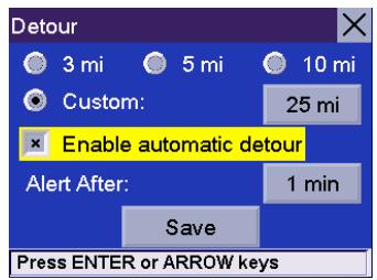 MAGELLAN ROADMATE 860T - Select Detour Options. - 4