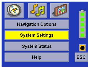MAGELLAN ROADMATE 860T - Chapter 9: System Settings - 1