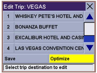 MAGELLAN ROADMATE 860T - Optimizing a Trip - 4