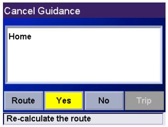 MAGELLAN ROADMATE 860T - Cancelling a Planned Route - 1