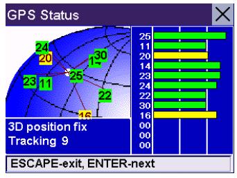 MAGELLAN ROADMATE 860T - GPS Status - 1