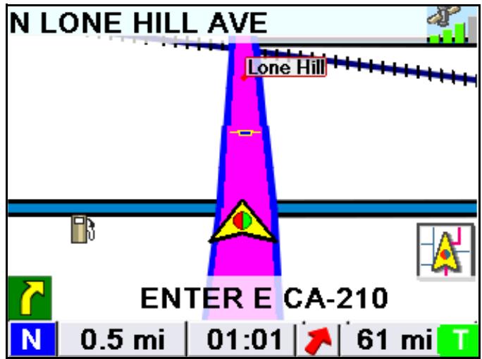 MAGELLAN ROADMATE 860T - Changing from 2D to 3D Map View - 1