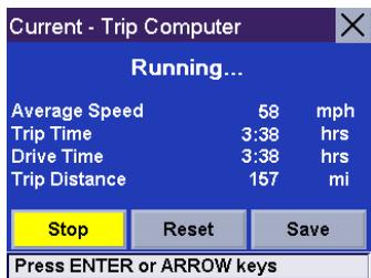 MAGELLAN ROADMATE 860T - Saving the Current Trip Report - 1