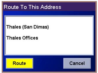 MAGELLAN ROADMATE 860T - Chapter 7: Selecting Destinations - 2
