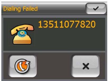 MAGELLAN 6000 - Failed Call - 1