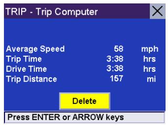 MAGELLAN 6000 - Deleting a Trip Report - 2