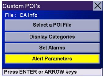 MAGELLAN 6000 - Select Display Categories. - 4