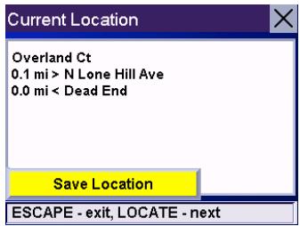 MAGELLAN 6000 - Displaying Information About Your Present Location - 2
