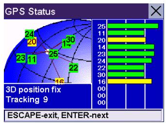 MAGELLAN 6000 - GPS Status - 1