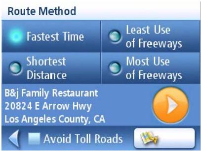 MAGELLAN ROADMATE 1200 - Route Method - 1