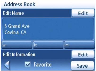 MAGELLAN ROADMATE 1200 - Saving Your Current Location to Your Address Book - 1