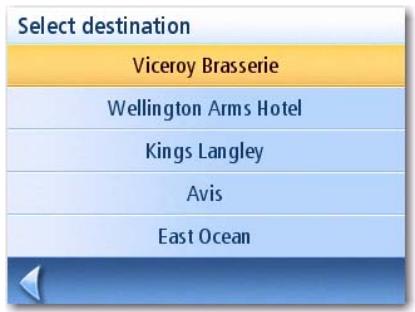 MAGELLAN ROADMATE 1215 - Starting a Trip - 2