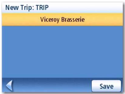 MAGELLAN ROADMATE 1215 - Creating a Trip - 5