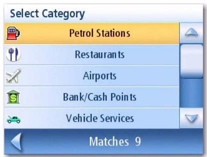 MAGELLAN ROADMATE 1215 - Categories and Subcategories - 2