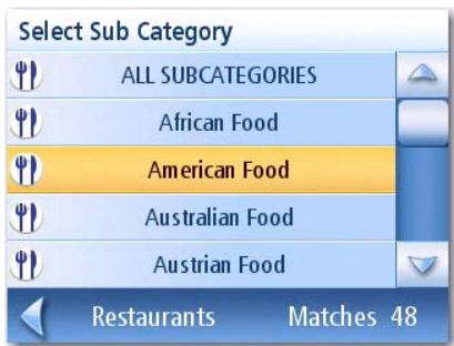 MAGELLAN ROADMATE 1215 - Categories and Subcategories - 3