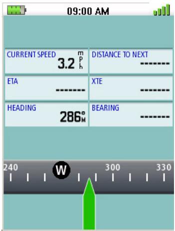 MAGELLAN TRITON 300 - The Strip Compass Screen - 1