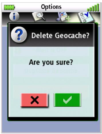 MAGELLAN TRITON 500 - Deleting a Saved Geocache Waypoint - 1