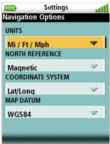 MAGELLAN TRITON 500 - Customizing Navigation Settings - 1
