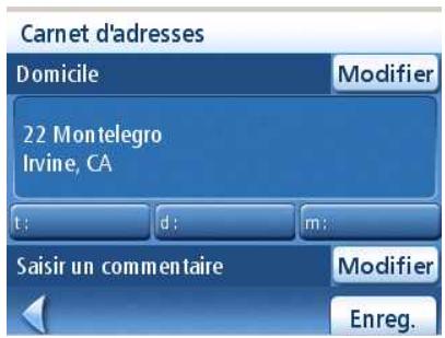 MAGELLAN MAESTRO 3140 - Entrer l'adresse de votre domicile - 6
