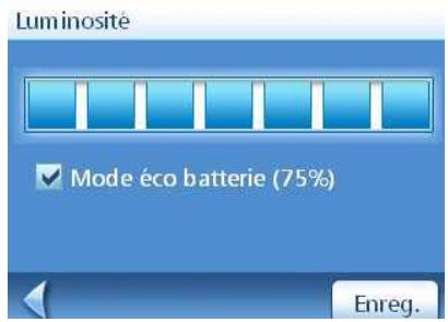 MAGELLAN MAESTRO 3140 - Accéder au réglage de la luminosité - 1