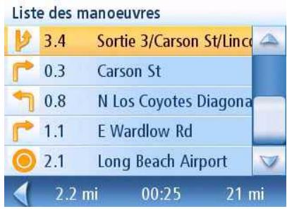 MAGELLAN MAESTRO 3140 - Exclusion d'une manœuvre - 1