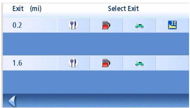 MAGELLAN MAESTRO 4010 - Routing to a POI Near an Approaching Motorway Exit - 2