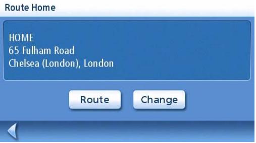 MAGELLAN MAESTRO 4010 - Creating a Route to the Home Address - 2