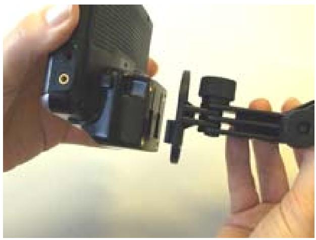 MAGELLAN MAESTRO 4010 - Attach the Adjustable Mount - 1