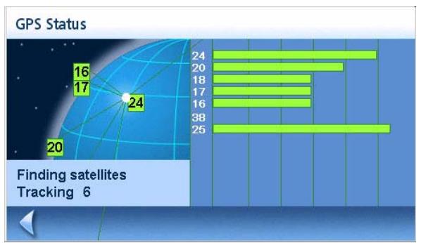 MAGELLAN MAESTRO 4010 - GPS Status Screen - 1
