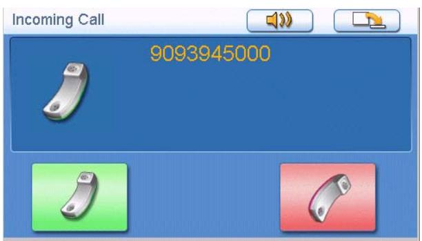 MAGELLAN MAESTRO 4010 - Incoming call - 1