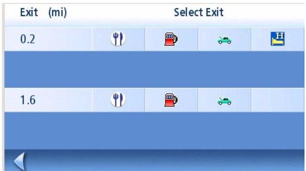 MAGELLAN MAESTRO 4010 - Routing to a POI Near an Approaching Motorway Exit - 2