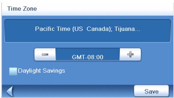 MAGELLAN MAESTRO 4040 - Setting Time Zone - 2