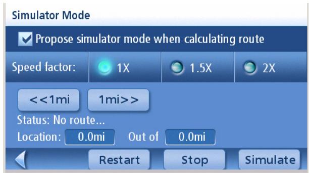 MAGELLAN MAESTRO 4040 - Using the Simulator - 2