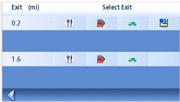 MAGELLAN MAESTRO 4040 - Routing to a POI Near an Approaching Freeway Exit - 2