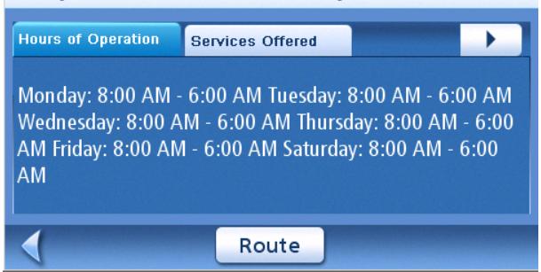 MAGELLAN MAESTRO 4040 - Routing to the Selected Automotive Facility - 2