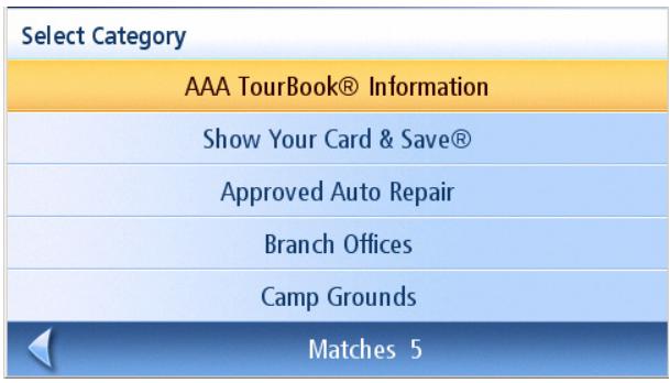 MAGELLAN MAESTRO 4040 - Accessing the AAA TourBook® - 1