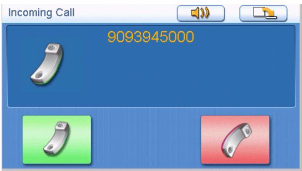 MAGELLAN MAESTRO 4040 - Answering an Incoming Call - 1