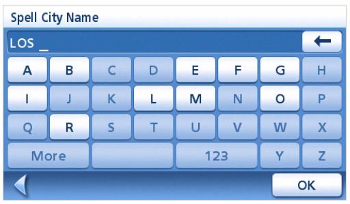 MAGELLAN MAESTRO 4040 - QuickSpell™ - 1