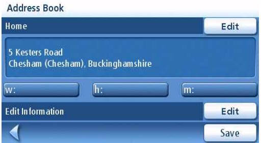 MAGELLAN MAESTRO 4245 - Creating a Home Address - 2
