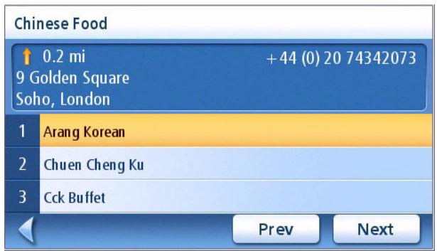 MAGELLAN MAESTRO 4245 - Speak "Chinese Food". - 1